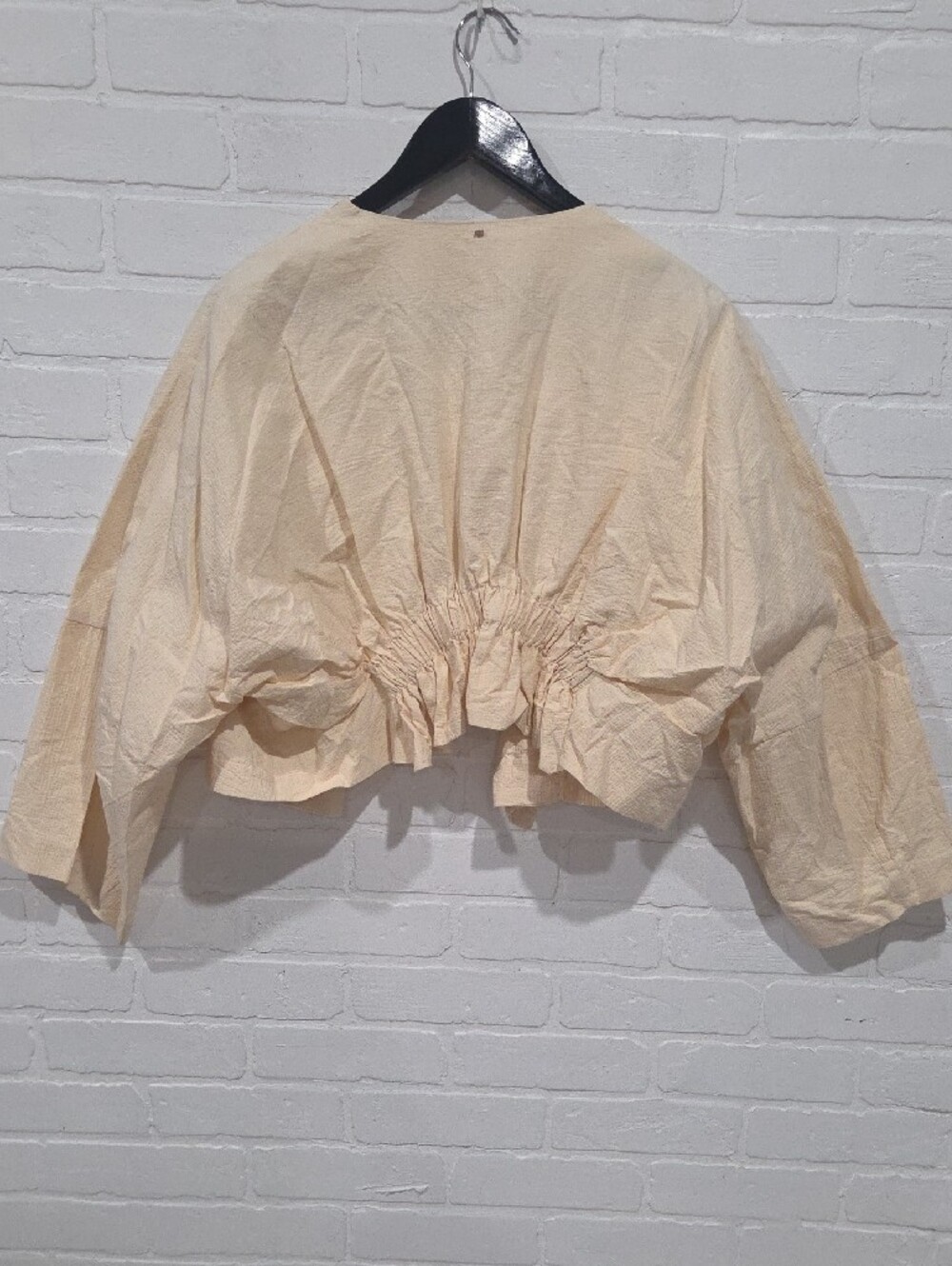 Sportmax Pale Cream Ruffle-Trim Jacket - Picture 5 of 8